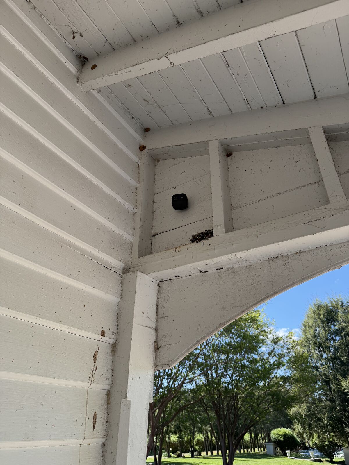 Blink camera — eave gable mount