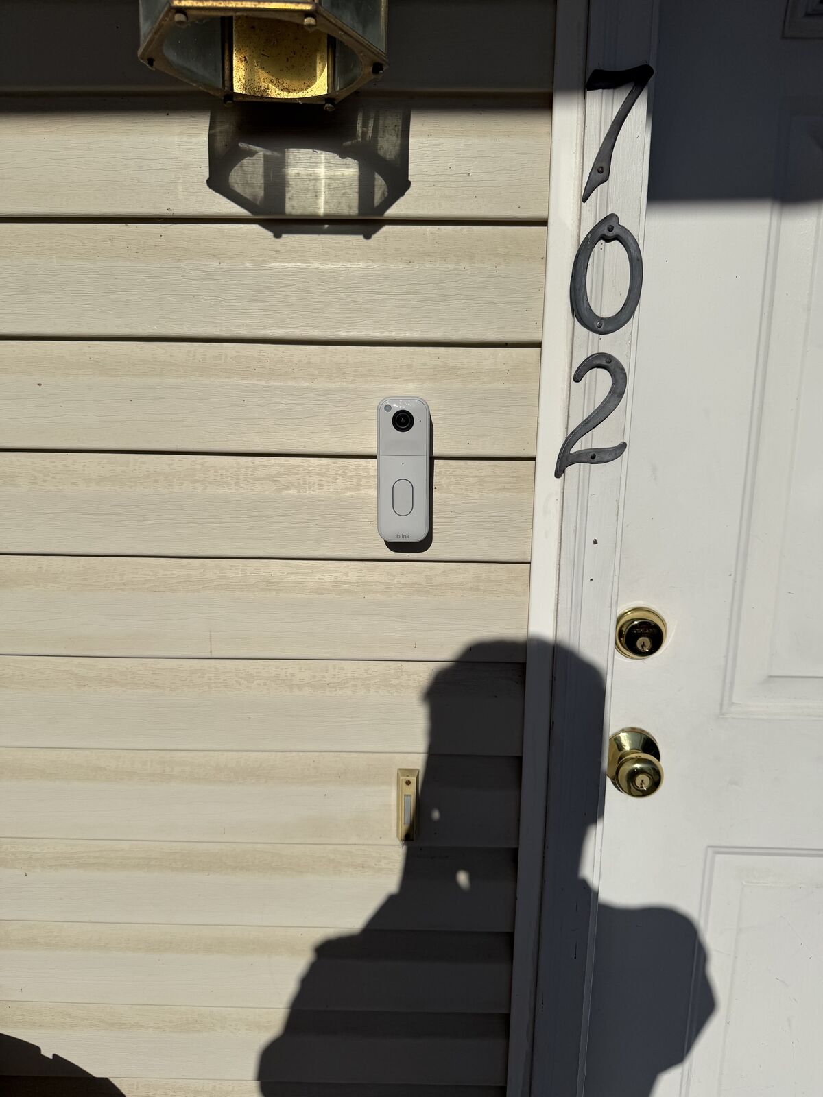 Blink doorbell — house number entry