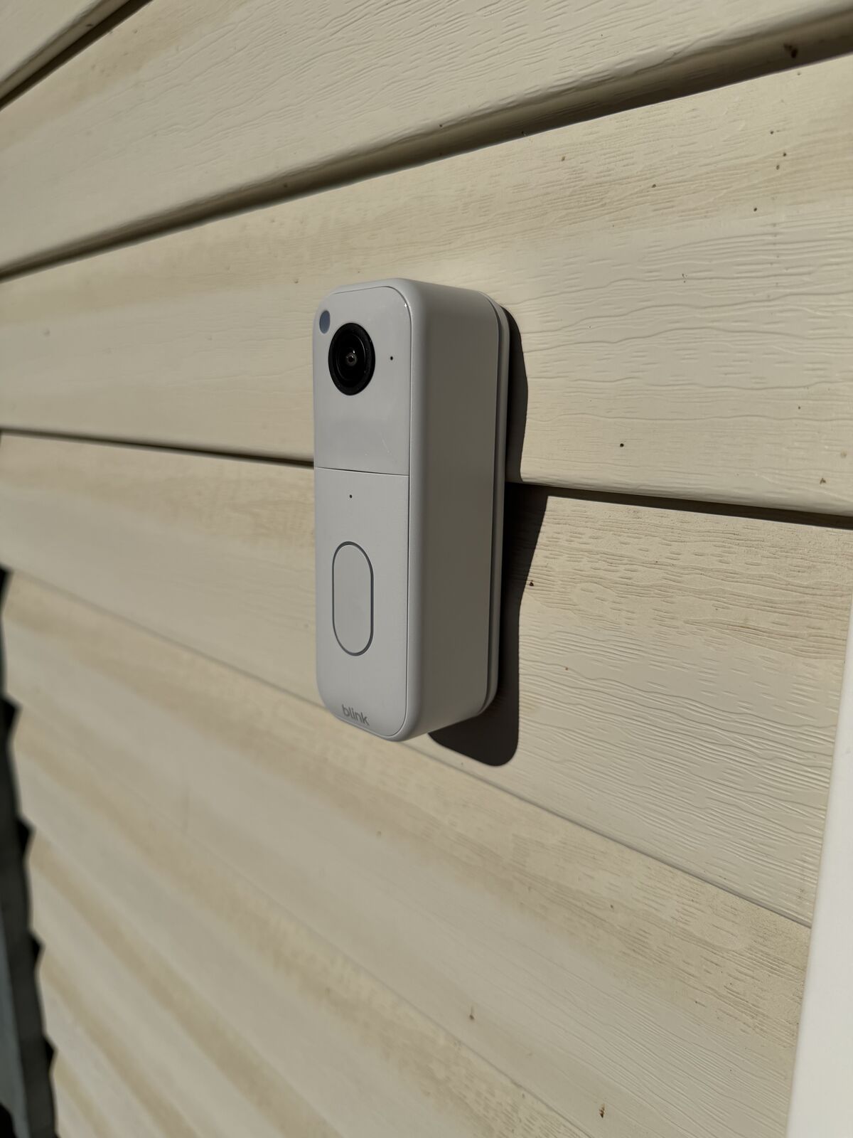 Blink doorbell — close-up detail