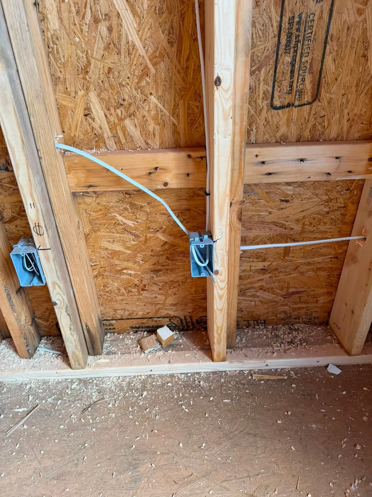 Low-voltage network boxes installed during residential construction in Rocky Mount VA