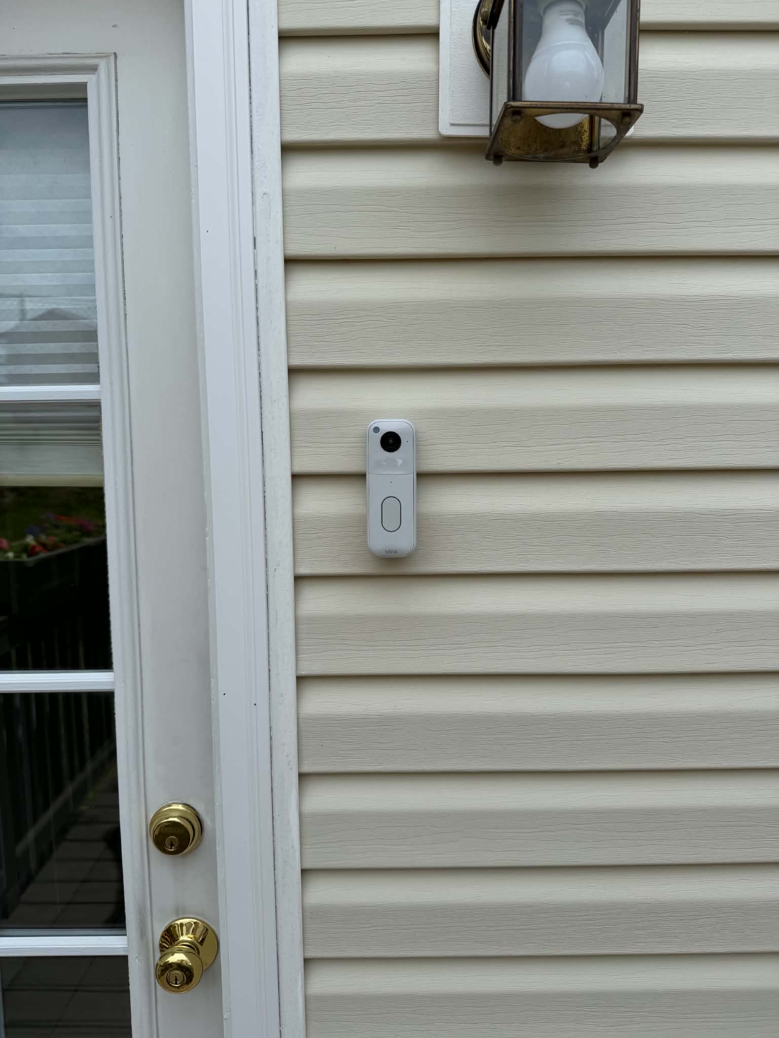 Blink video doorbell — front door